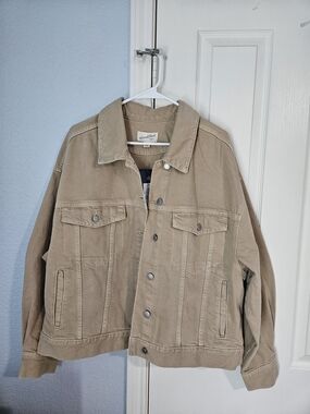Universal Thread Denim Trucker Jacket - Khaki